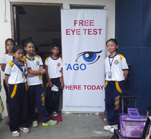 Student Eye Testing